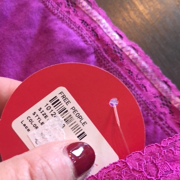 Free People NEW Orchid Purple Bandeau size SMALL - Picture 5 of 6